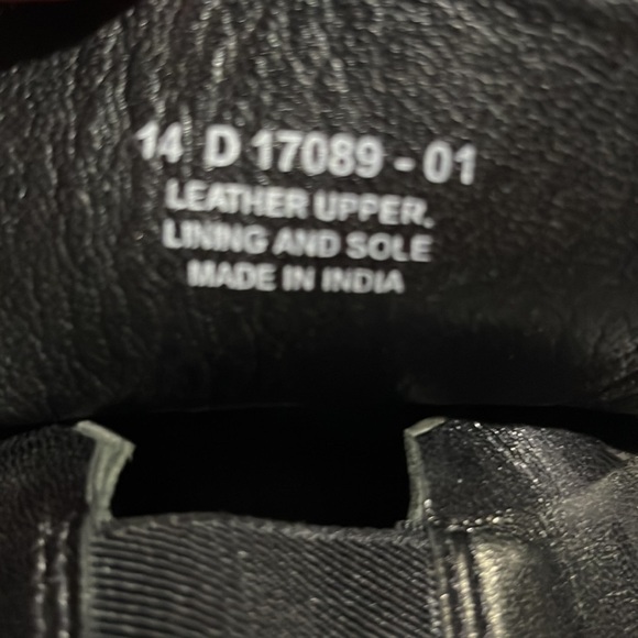 Florsheim COMO Moc Toe  Strap Loafer Black Leather 14 slip on - Picture 6 of 10